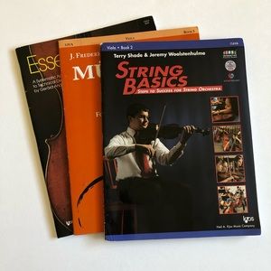 Viola Learning Books - 3 Books